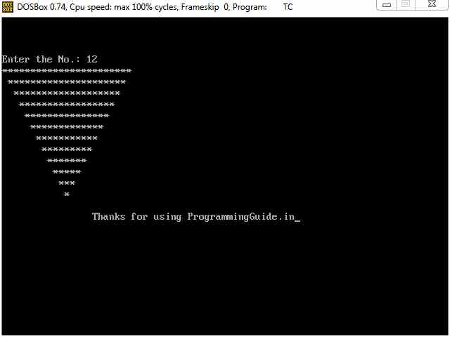 Program Pattern Star Java