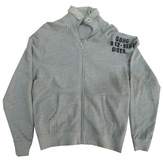 Full zipper sweat shirt