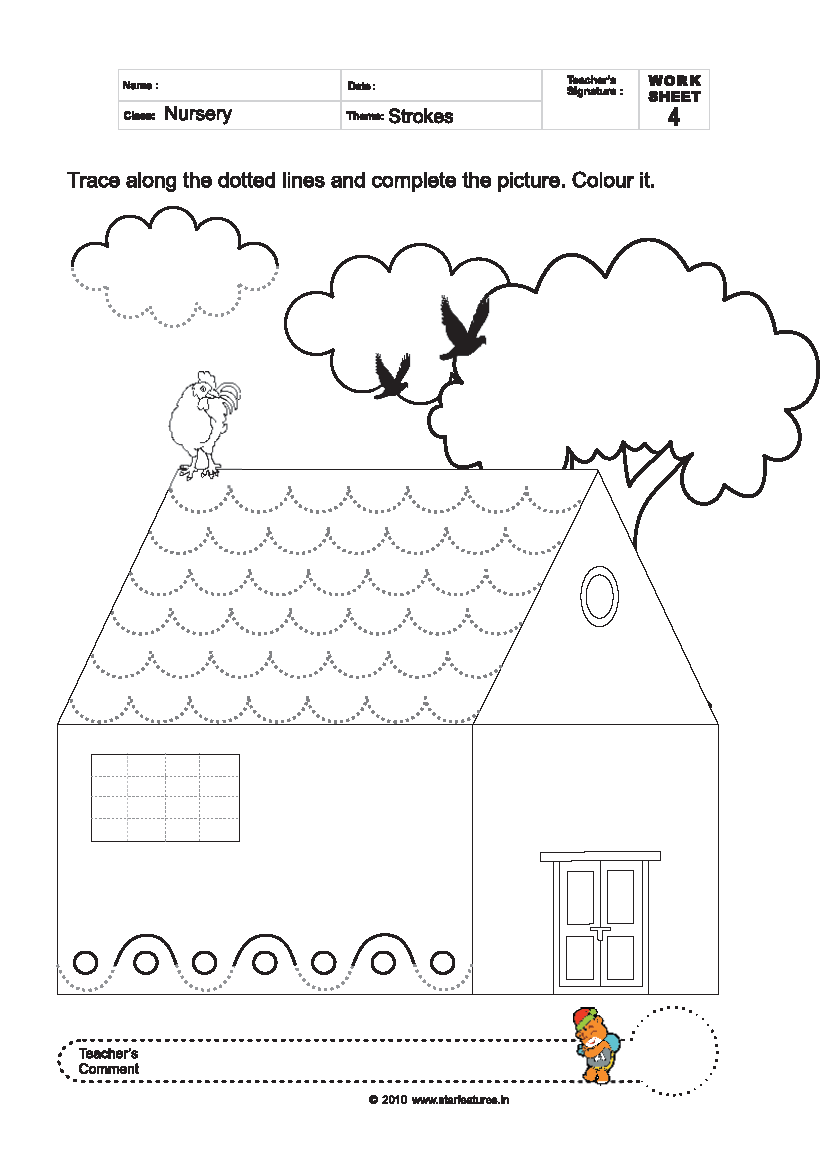 Worksheets For Pre Primary Classes