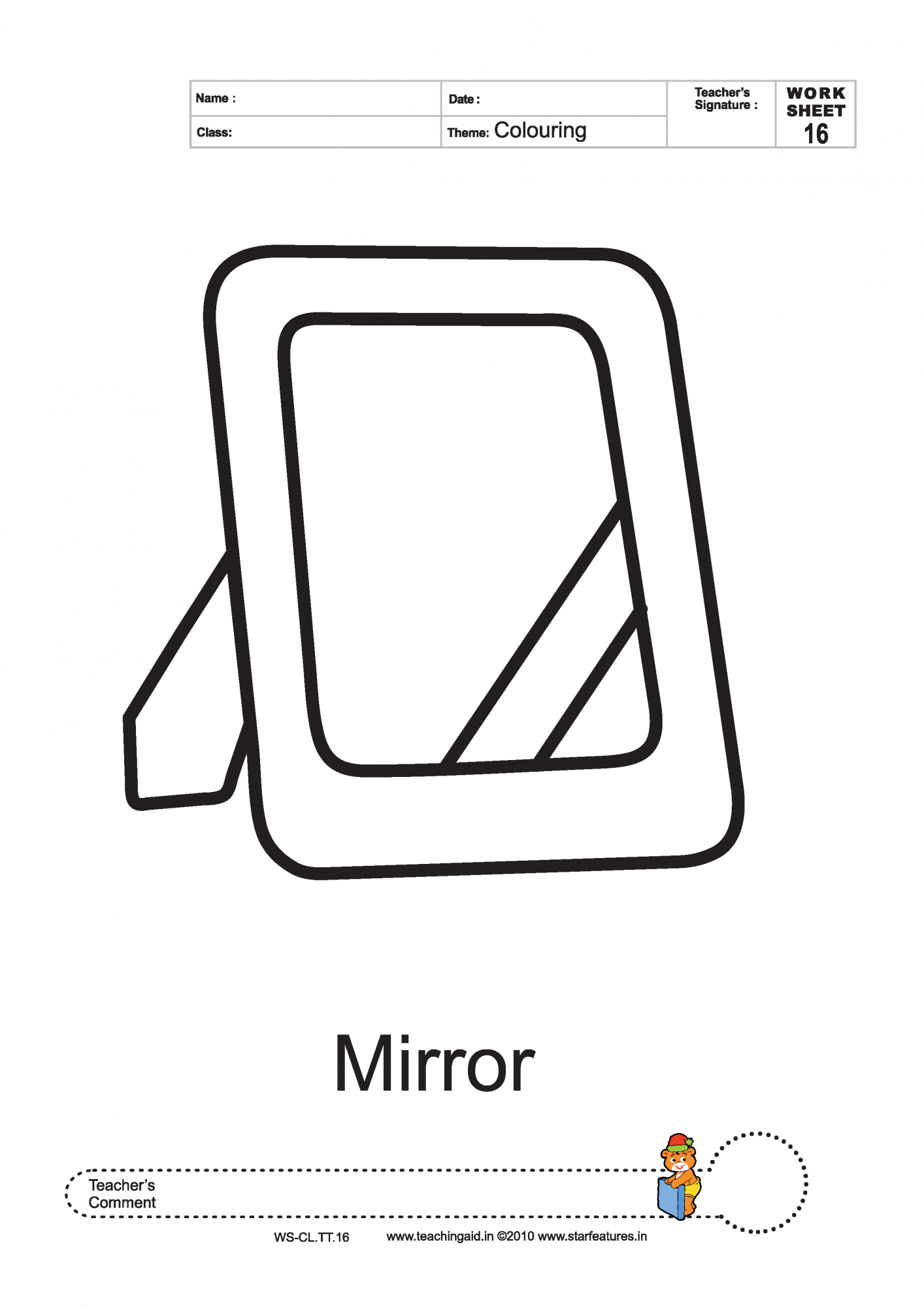 Printable Mirror Template Printable Templates